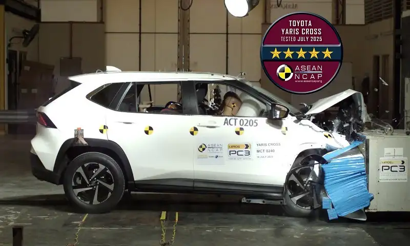 Toyota Yaris Cross Tembus Rating Tertinggi ASEAN NCAP