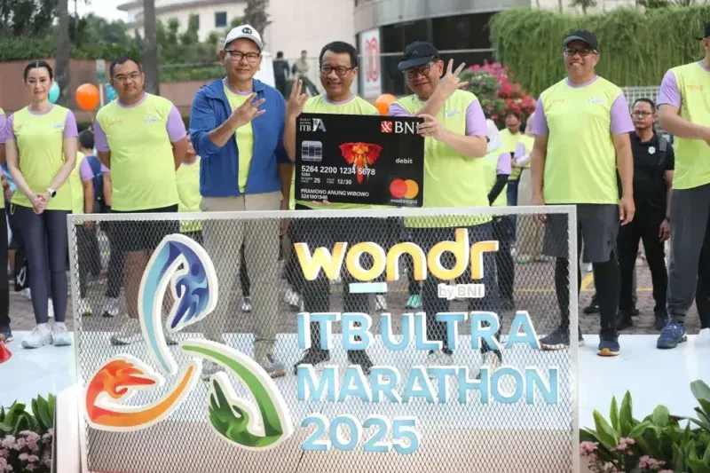 Lari Seru Bareng BNI dan ITB, Sambut Semangat wondr ITB Ultra Marathon 2025!