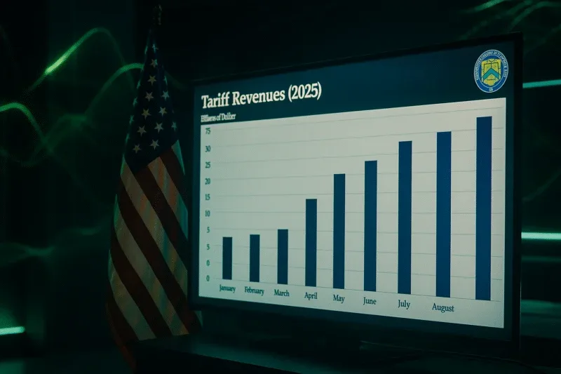AS Raup Rp 31 Triliun dari Tarif Impor pada Agustus 2025, Tertinggi Sepanjang Sejarah!