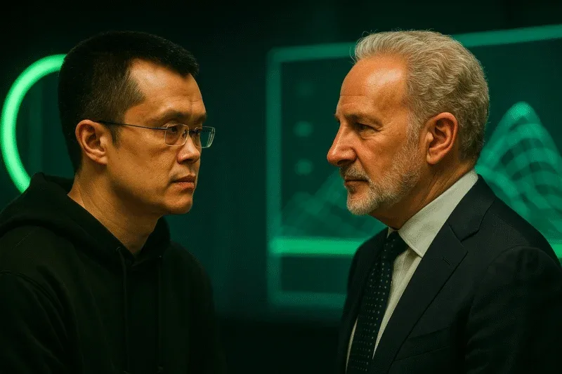 Debat Sengit Changpeng Zhao vs Peter Schiff: Bitcoin