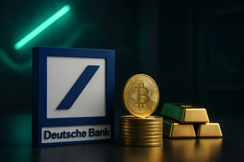 2030, Deutsche Bank Ramal Bitcoin dan Emas Bakal Jadi Andalan Bank Sentral!