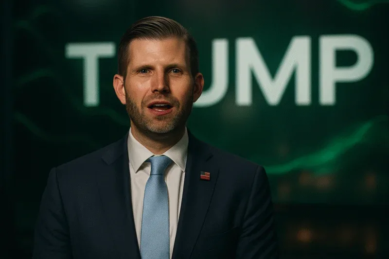 Eric Trump Bongkar Rahasia: Keluarga Trump Kantongi Rp 15 Triliun dari Bisnis Kripto!