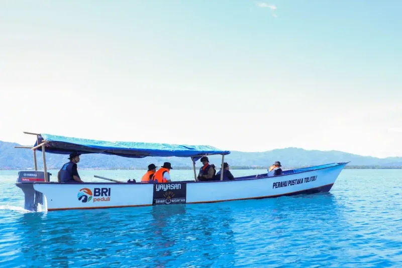 Perahu Literasi BRI: Menerangi Masa Depan Anak Pesisir Tolitoli Lewat Buku