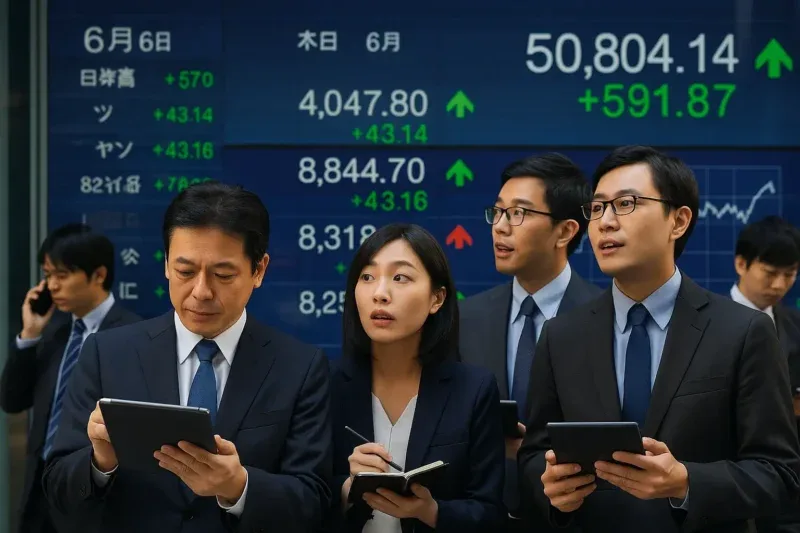 Bursa Asia Beragam: ASX 200 Anjlok, Kospi Tembus Level Psikologis